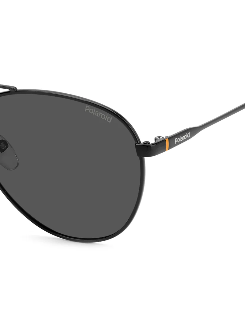 بولارويد Unisex UV Protection Sunglasses Pld 4142/G/S/X Black 51.6 - Lens Size: 60 Mm