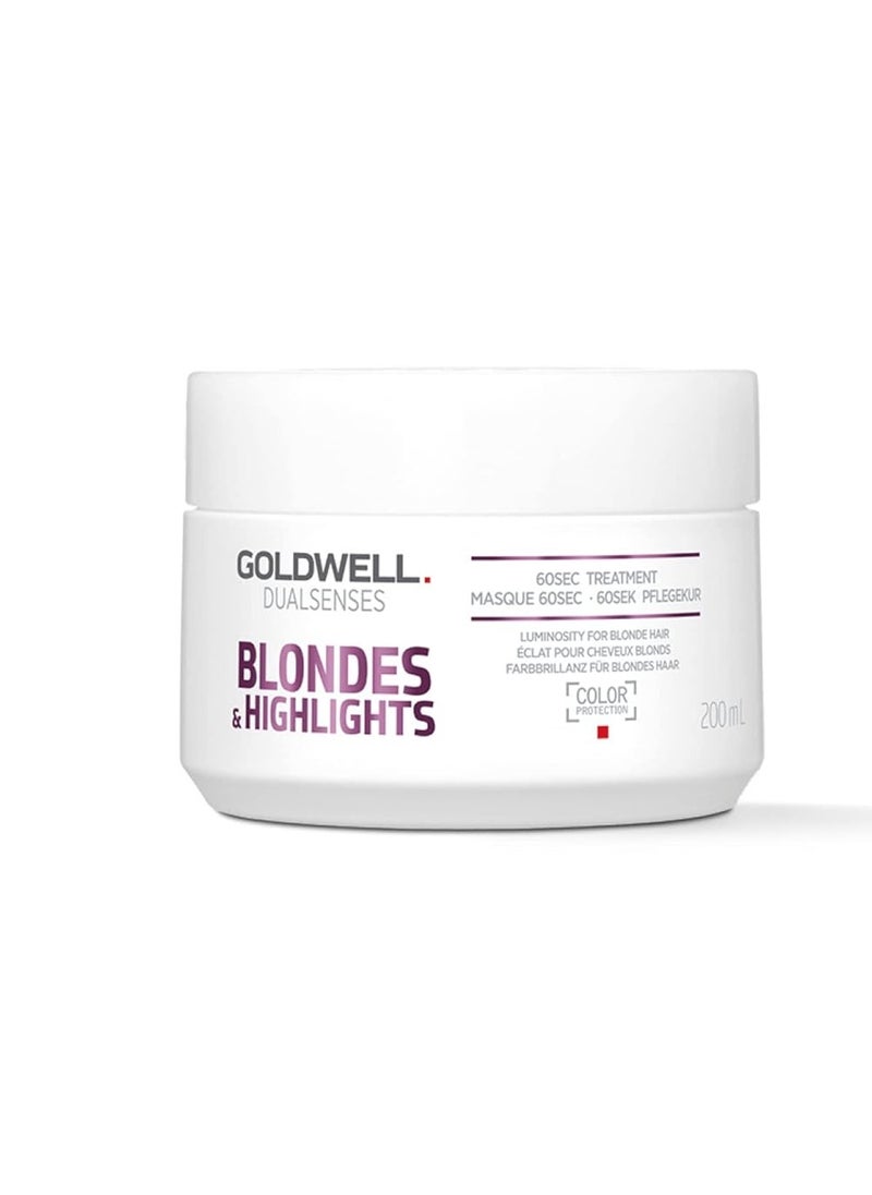 Goldwell Goldwell Dualsenses Blondes & Highlights Anti-Yellow 60sec Treatment 6.8oz, 200mL  - Image 1