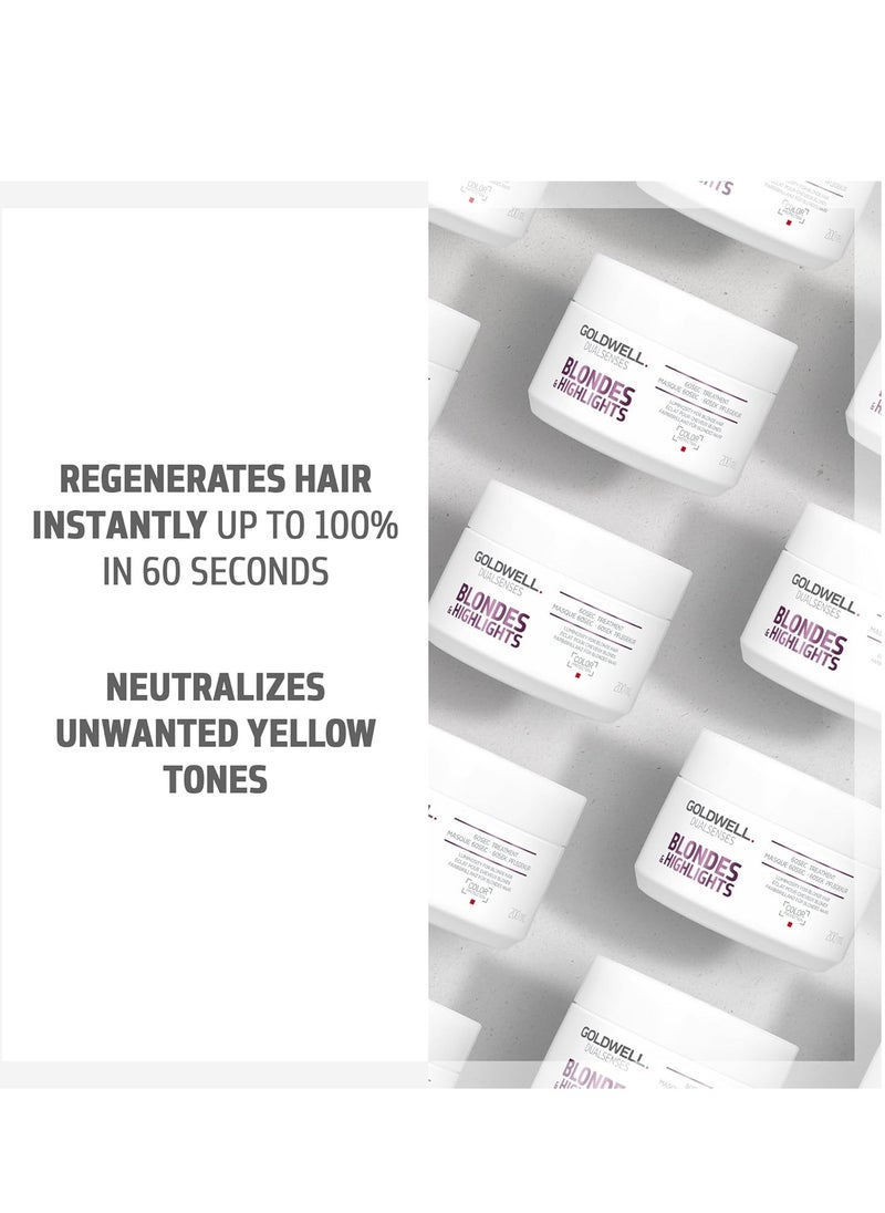 Goldwell Goldwell Dualsenses Blondes & Highlights Anti-Yellow 60sec Treatment 6.8oz, 200mL  - Image 4