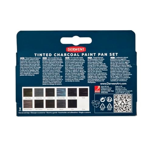Derwent Tinted Charcoal Paint Pan Set (2306249) - Image 3