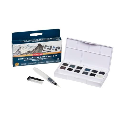 Derwent Tinted Charcoal Paint Pan Set (2306249) - Image 1
