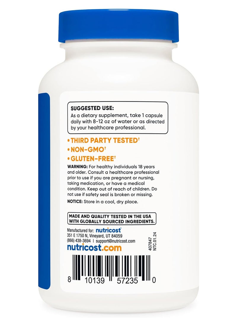 Nutricost High Potency Vitamin B Complex 460 Mg 120 Capsules - Image 4