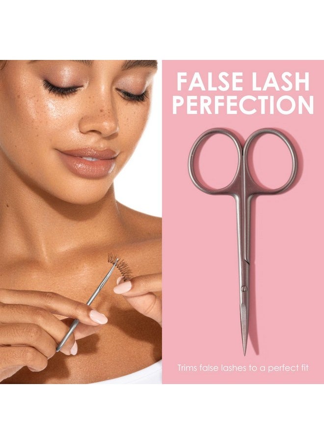 Japonesque JAPONESQUE Beauty Scissors for Trimming Facial Hair, Brow and Nail Care with Ultra-Sharp, Salon-Quality, Stainless Steel Blades, Curved for Safety and Precision  - Image 5