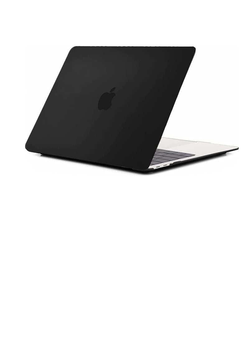 Zexen Case Compatible for MacBook Air 13.3 inch 2021 2020 2019 2018 Release,M1 A2337 A2179 A1932 with Retina Display Touch ID,Air 13 Laptop Plastic Hard Shell Cover, Black  - Image 1