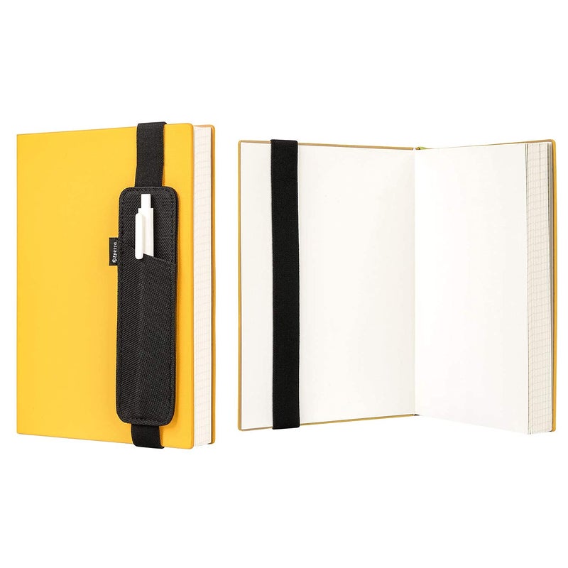 Epessa Portable Pen Holder,Pencil Holder,Pen Sleeve Case Pouch for Journals, Notebooks,Books,Rigid Tablet Covers,Hold 2 or 3 Pens,Adjustable Elastic Band,Detachable - Image 2