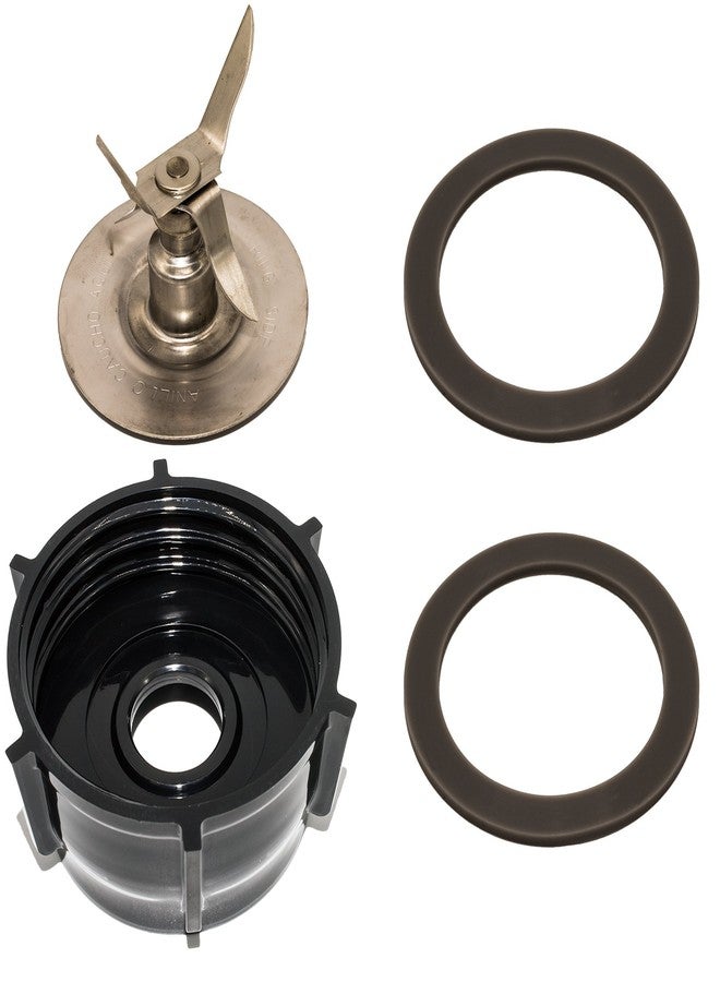 Blendin Ice Crushing Blade with 2 Gaskets and Jar Base Cap Replacement Part, Compatible with Oster and Osterizer Blenders, Blender Replacement Part & Accessories. - Image 1
