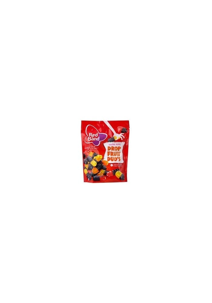 Red Band Drop Fruit Duo's Licorice Candy - 8.9 Oz Bag (Pack of 5)