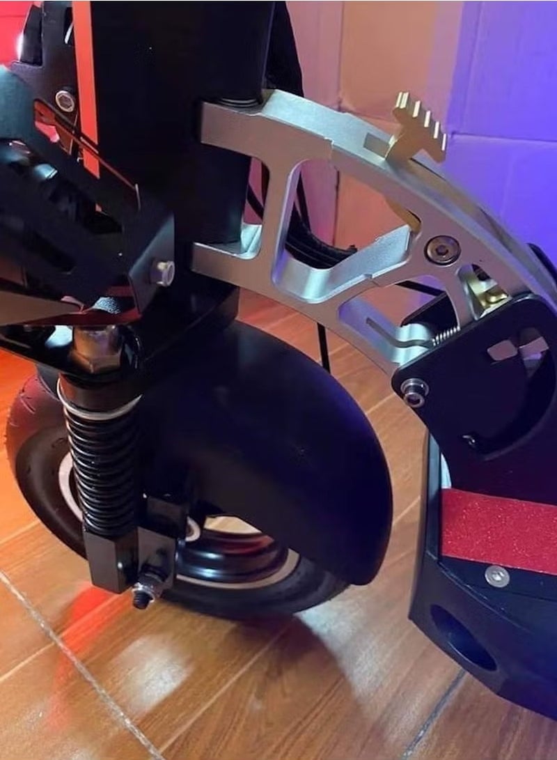 وينر سكاي سكوتر كهربائي E10 - محرك 1000 واط، مدى 50 كم، قابل للطي مع جهاز تحكم عن بعد مضاد للسرقة (أحمر) - Image 4