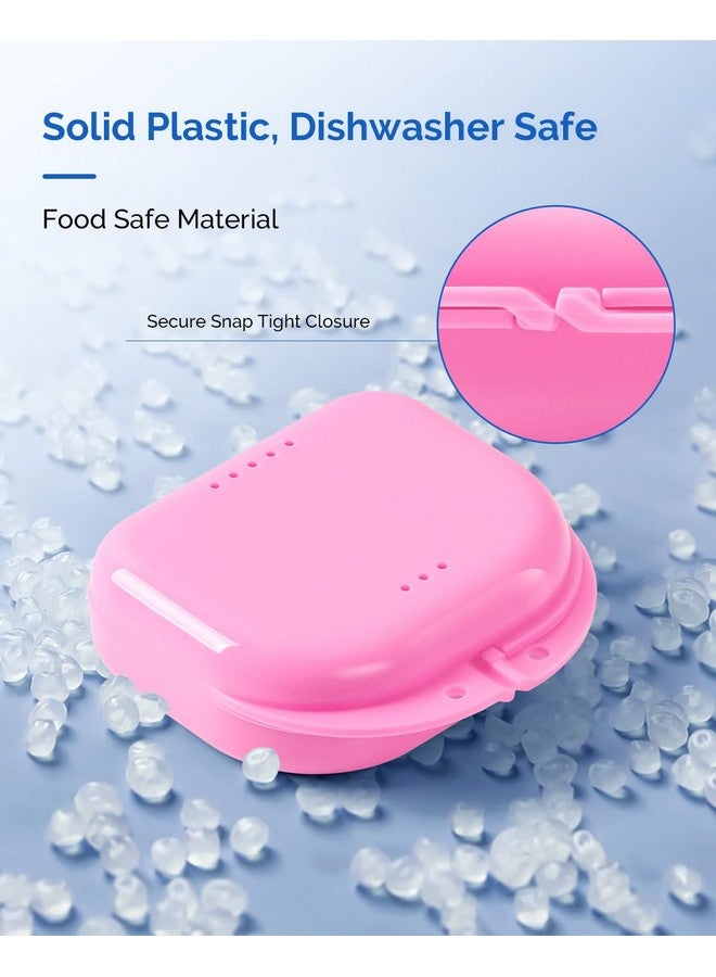 چاي ام يو حافظة JMU، قطعتان، مزودة بفتحات تهوية، وحافظة واقي فم، باللونين الأبيض والوردي - Image 3