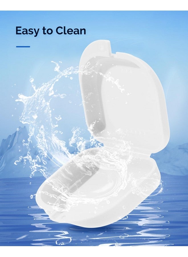 چاي ام يو حافظة JMU، قطعتان، مزودة بفتحات تهوية، وحافظة واقي فم، باللونين الأبيض والوردي - Image 4