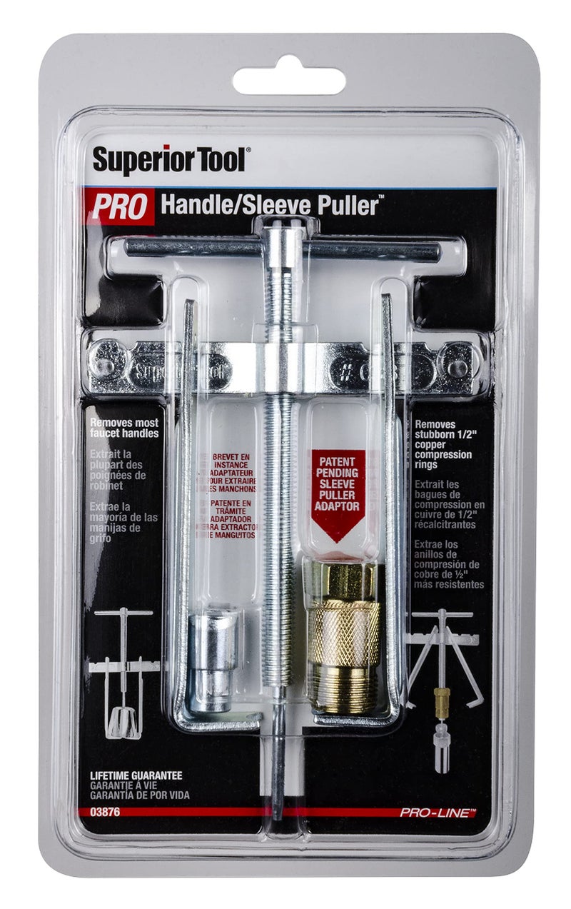Superior Tool 03876 Pro Handle & Sleeve Puller, Gray - Image 5