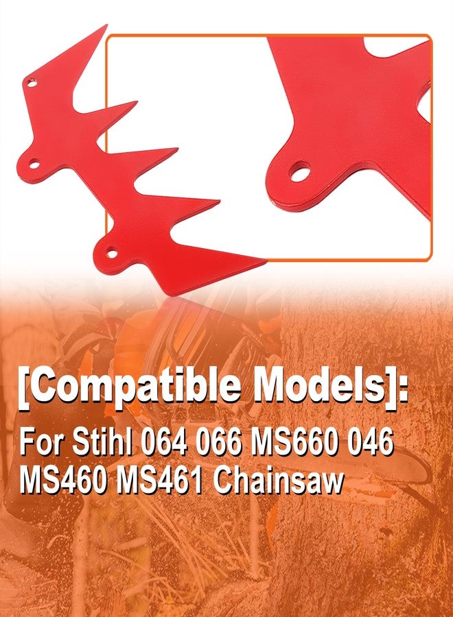 Mtanlo Dual Felling Dog Bumper Spikes Chain Catcher Set for Stihl 024 026 MS240 MS260 029 039 034 036 038 MS290 MS390 MS310 MS311 MS391 MS271 MS291 Chainaw Powder Coated Needed Modification - Image 5