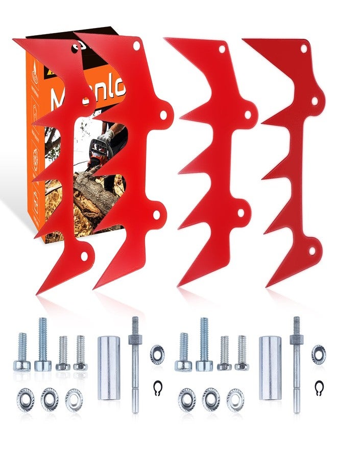 Mtanlo Dual Felling Dog Bumper Spikes Chain Catcher Set for Stihl 024 026 MS240 MS260 029 039 034 036 038 MS290 MS390 MS310 MS311 MS391 MS271 MS291 Chainaw Powder Coated Needed Modification - Image 1