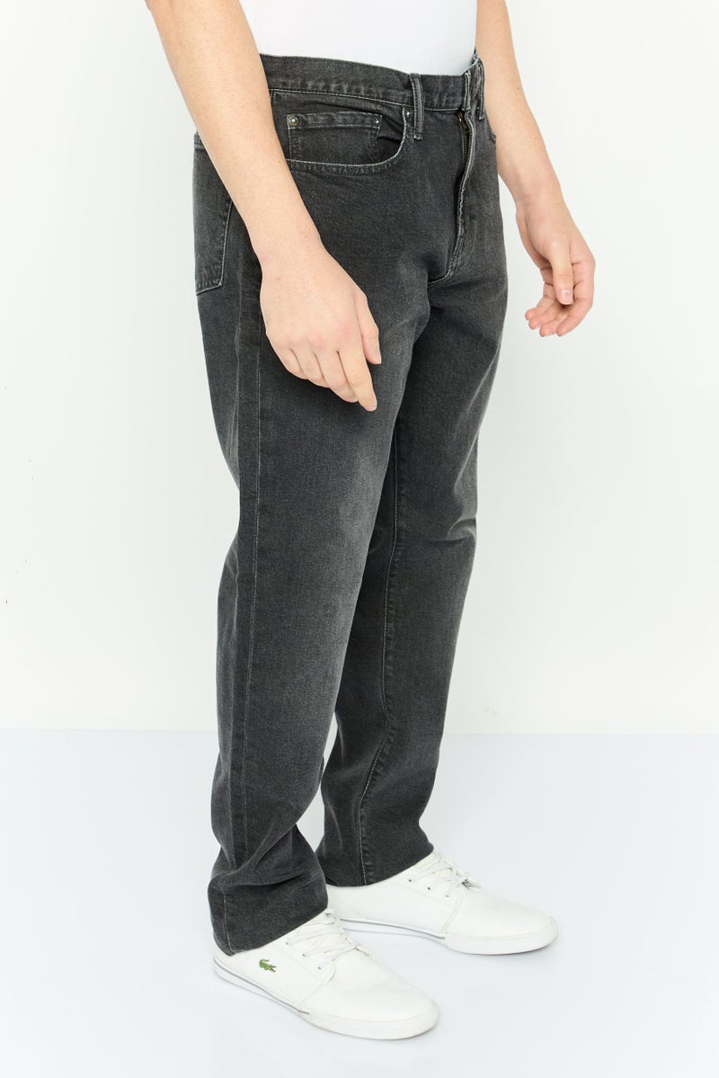 GAP Men Slim Fit Wash Stretchable Denim, Black - Image 3