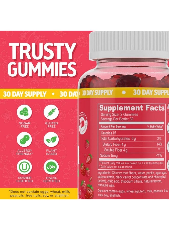 Desired Life Prebiotic Fiber Gummies for Adults and Kids - 4g Sugar Free Natural Berry Flavored Gummies - Supports Digestive Health and Metabolism. (60 Count/Pack of 2) - Image 4