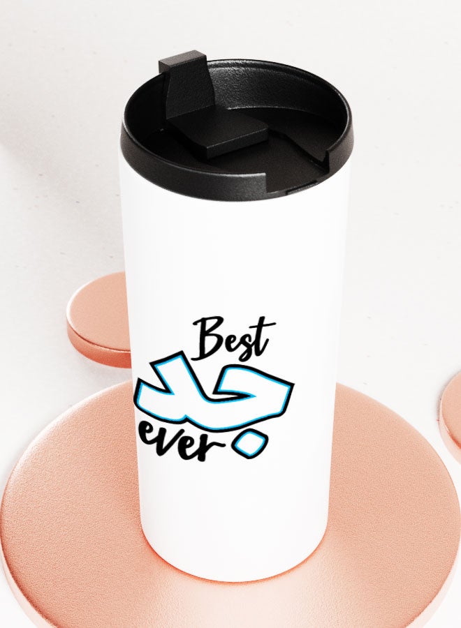 LIT White Tumbler Best Jad design Straight Tumbler Best jad ever Gift Grand pa Gift - Image 3