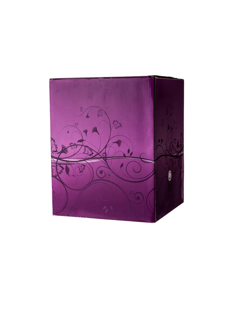 Almarhomy - Metal tissue box and basket set with gold decor for an elegant and modern home - Image 1