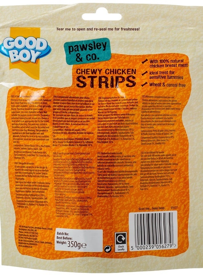 Chewy Chicken Strips, 350g