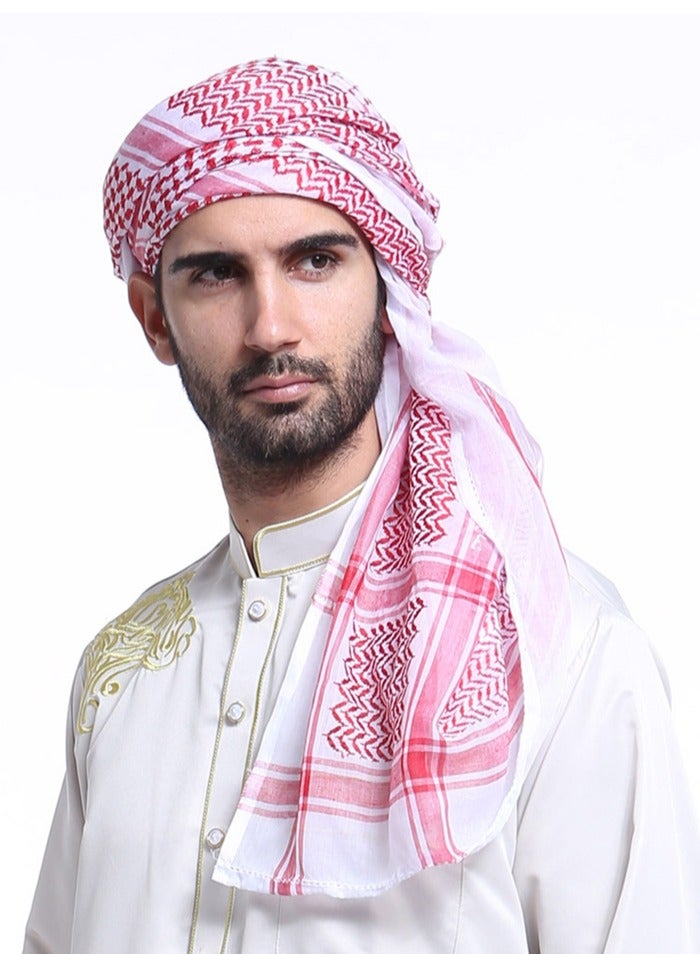 جيوان الطباعة الرسمية لشماغ الأحمر / الأبيض - Image 1