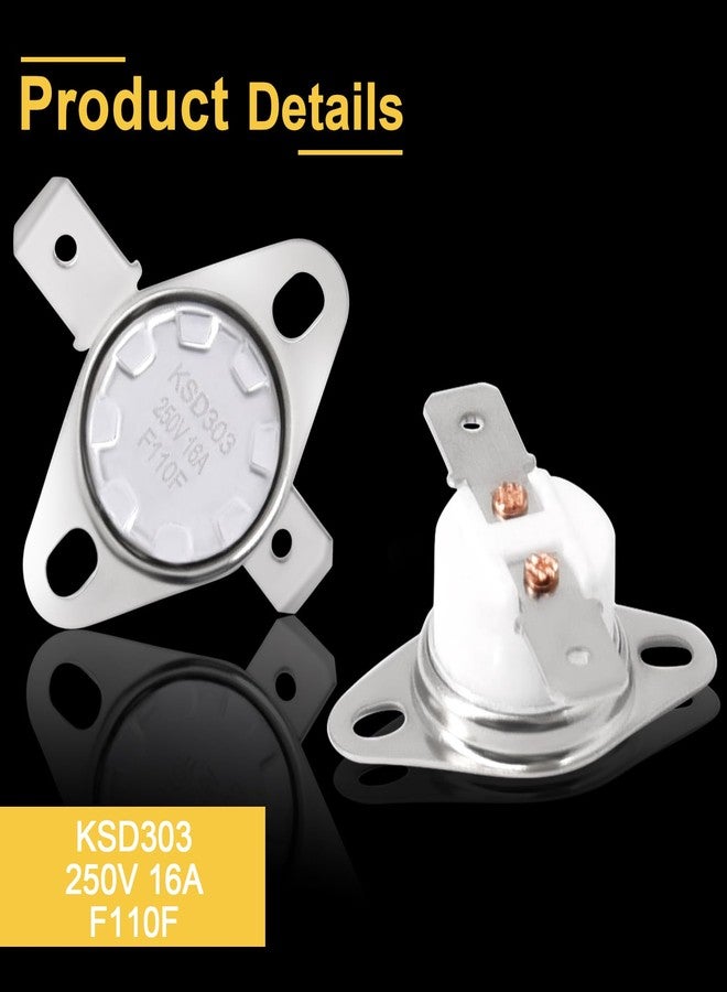 Adviace SRV230-1220 Snap Disc #1 Low Limit Switch for Heatilator Eco-Choice CAB50 PS35 PS50 Pellet Stoves, Quadrafire Bodega Bay Woodstoves and Quadrafire Castile FS & Castile Insert Pellet Stoves. - Image 3