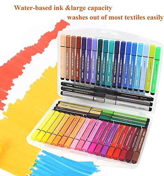 Mayatra's Water color Pens 48 Pcs Set,Washable Non-Toxic, Organic Water Colors, Vibrant Water Colour Pens For Painting - Image 2