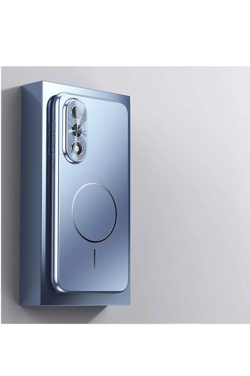 general Suitable for OnePlus ACE5 Ultra phone case Electroplated matte laser fine magnetic suction ring protective cover Drop-proof and scratch-proof full-edge outer shell