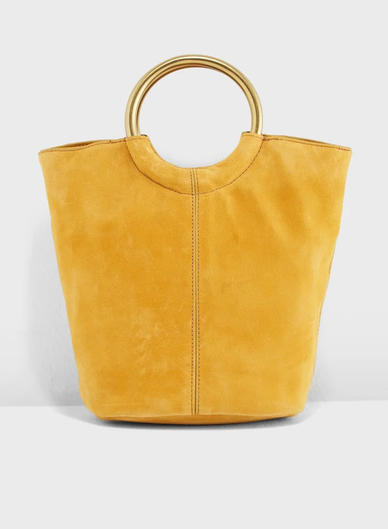 j.crew Suede Frankie Bucket Hobo