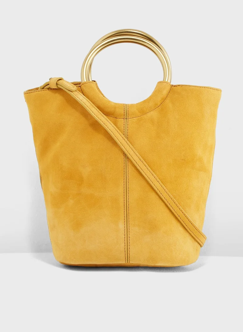 j.crew Suede Frankie Bucket Hobo