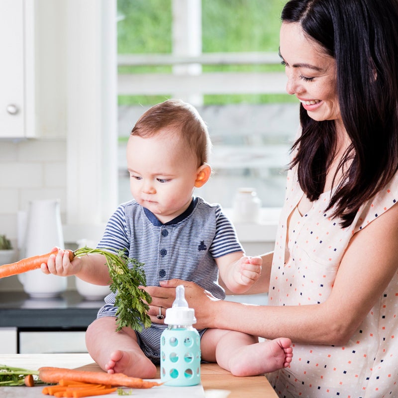 lifefactory حلمات سيليكون خالية من BPA من Lifefactory المرحلة 2 (3-6 أشهر) - عبوة من 2 حلمة - Image 4