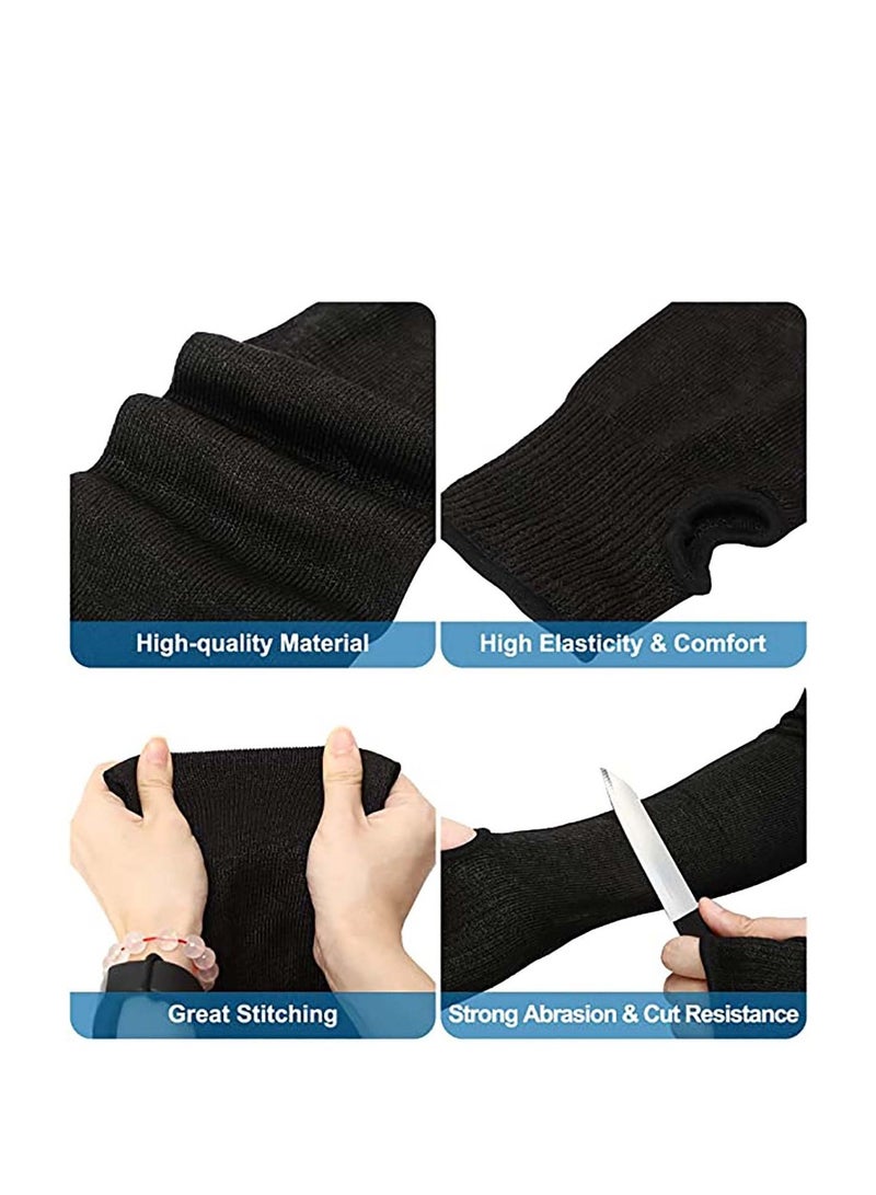 Y&D Arm Protection Sleeves, Gardening Cut Resistant Sleeves Level 5 Protection, Slash Anti Abrasion Safety Guards with Thumb Hole for Men Women 2 Pairs - Image 5