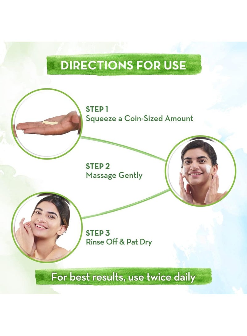 Mama Earth Honey Malai Face Wash with Honey & Malai For Nourishing Glow 100 ml | For all skin types, Best Suits Dry Skin, Combination Skin, Non Drying Gentle Cleanser, No Parabens, No Sulphates - Image 4