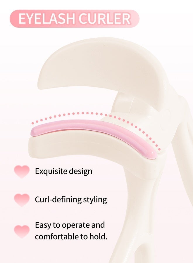 MAANGE Wide Angle Eyelash Curler Natural Curling Long-lasting Styling, Ergonomic Design, Fits All Eye Shapes & Sizes, Portable Lash Curler for Women - Image 5