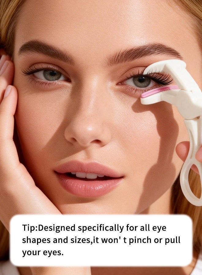 MAANGE Wide Angle Eyelash Curler Natural Curling Long-lasting Styling, Ergonomic Design, Fits All Eye Shapes & Sizes, Portable Lash Curler for Women - Image 1