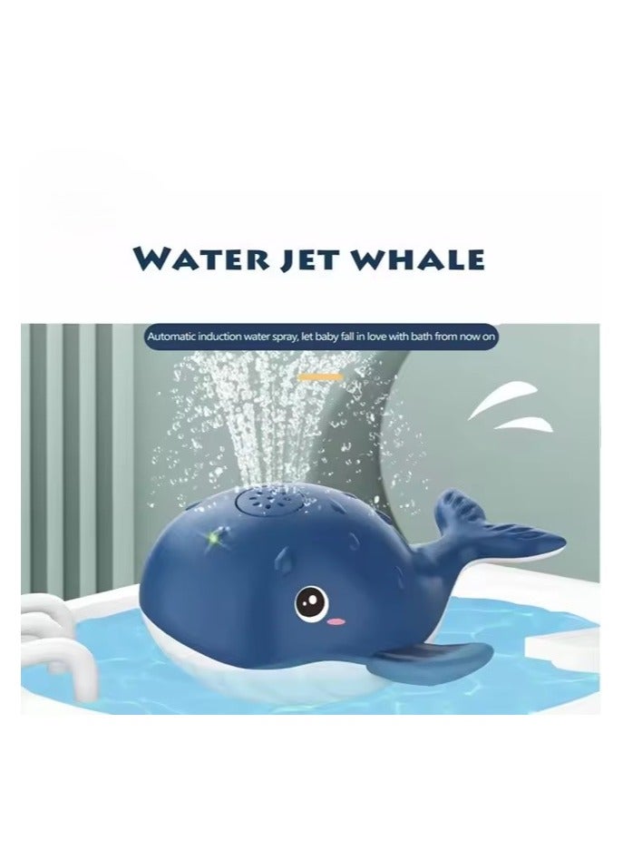 bellanina Whale Light Up Sprinkler Bath Toy  LED Lights & Automatic Water Fun  - Image 5