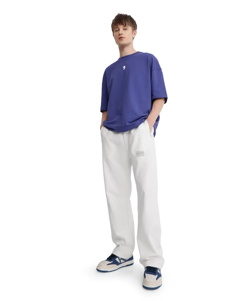 Rare Rabbit Men's Cut And Sew Label And Embroidered Trackpants