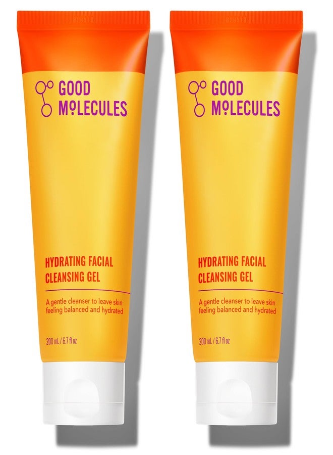 Good Molecules Hydrating Facial Cleansing Gel Pack 2 – 200 ml / 6.7 fl oz Each | Face Wash with Rosewater & Pineapple Extracts for Gentle Cleansing and Hydration - Image 1