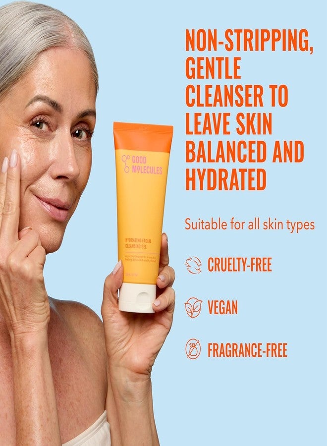 Good Molecules Hydrating Facial Cleansing Gel Pack 2 – 200 ml / 6.7 fl oz Each | Face Wash with Rosewater & Pineapple Extracts for Gentle Cleansing and Hydration - Image 2