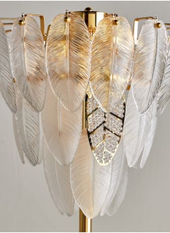HOCC Vintage Charm Feather Crystal Floor Lamp  - Image 3