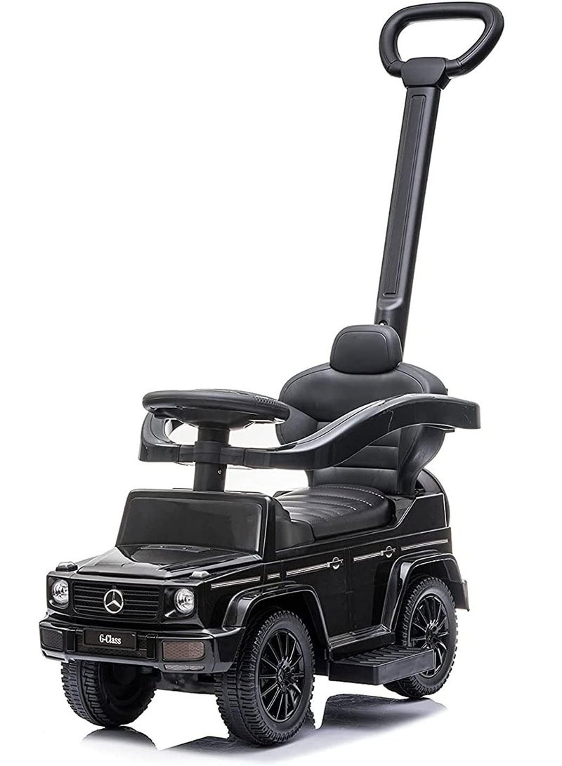 Mercedes Mercedes G Wagon 3-in-1 Handle Push Ride-On Car - Black - Image 1