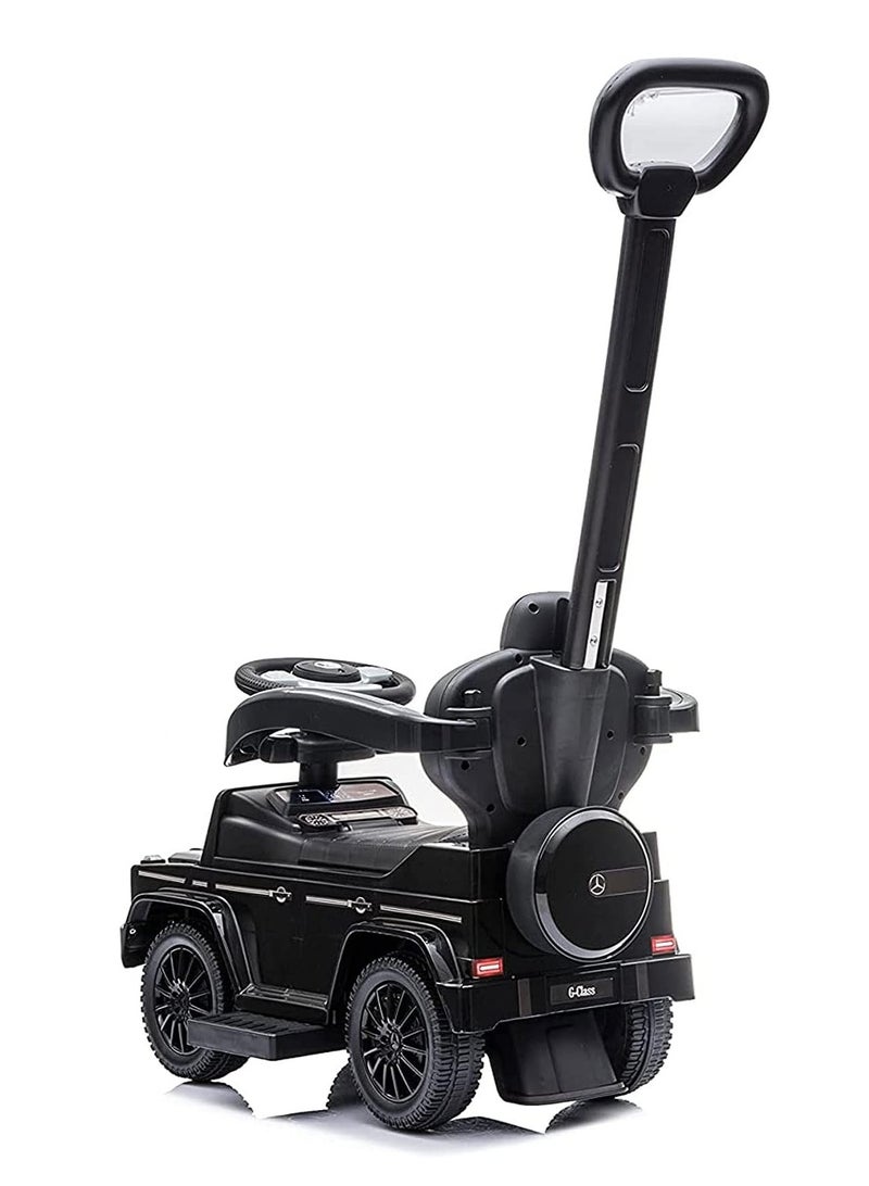Mercedes Mercedes G Wagon 3-in-1 Handle Push Ride-On Car - Black - Image 3