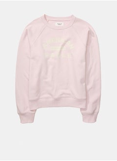 American Eagle AE Raglan-Sleeve Graphic Sweatshirt  - Image 3