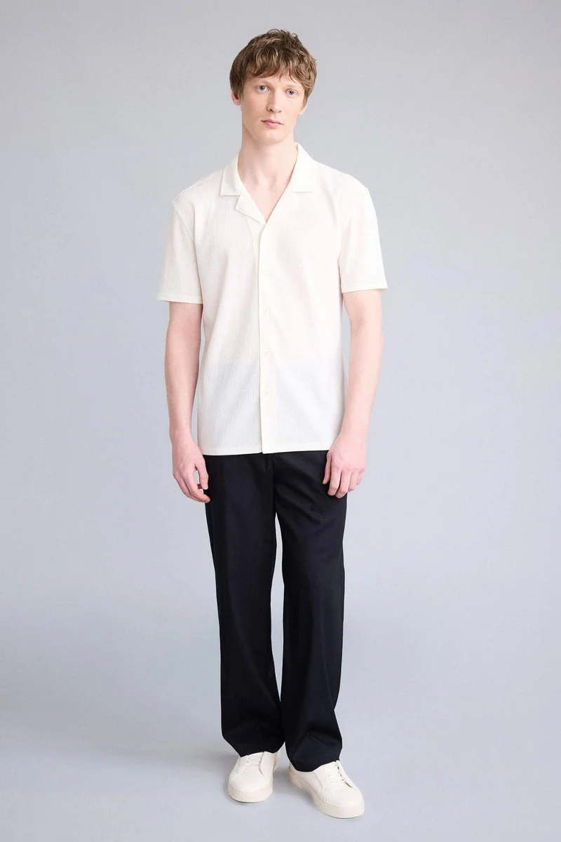 ديفاكتو Modern Fit Jersey Polo Shirt