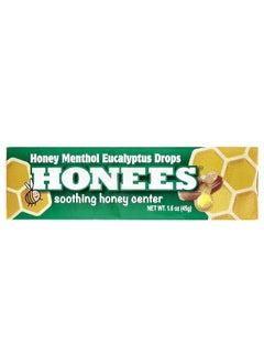 Honees Honees, Honey Menthol Eucalyptus Drops, 1.6 oz (45 g)  - Image 1