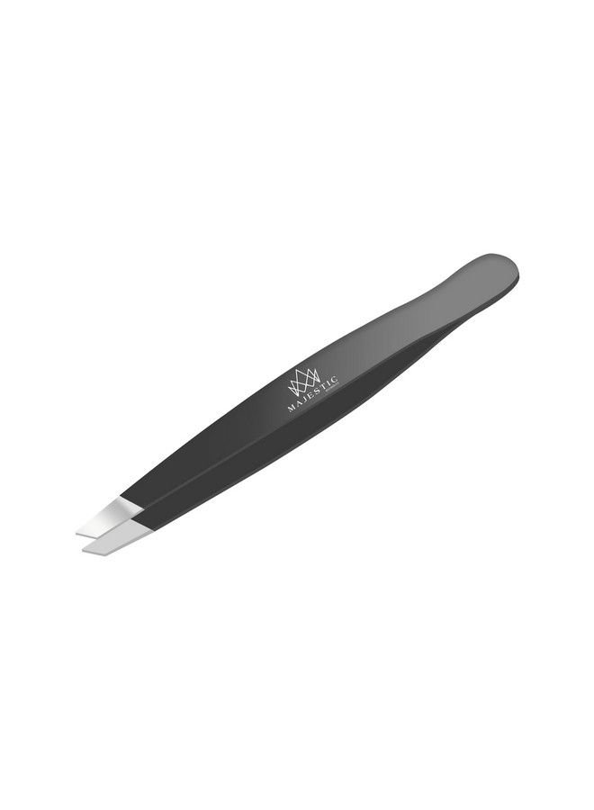 Majestic Bombay Slant Tweezers For Women And Men Splinter Ticks Facial Eyebrows And Ingrown Hair Removalsharp Needle Nose Surgical Tweezers Precision Best Tweezers For Chin Hair And Plucking - Image 1