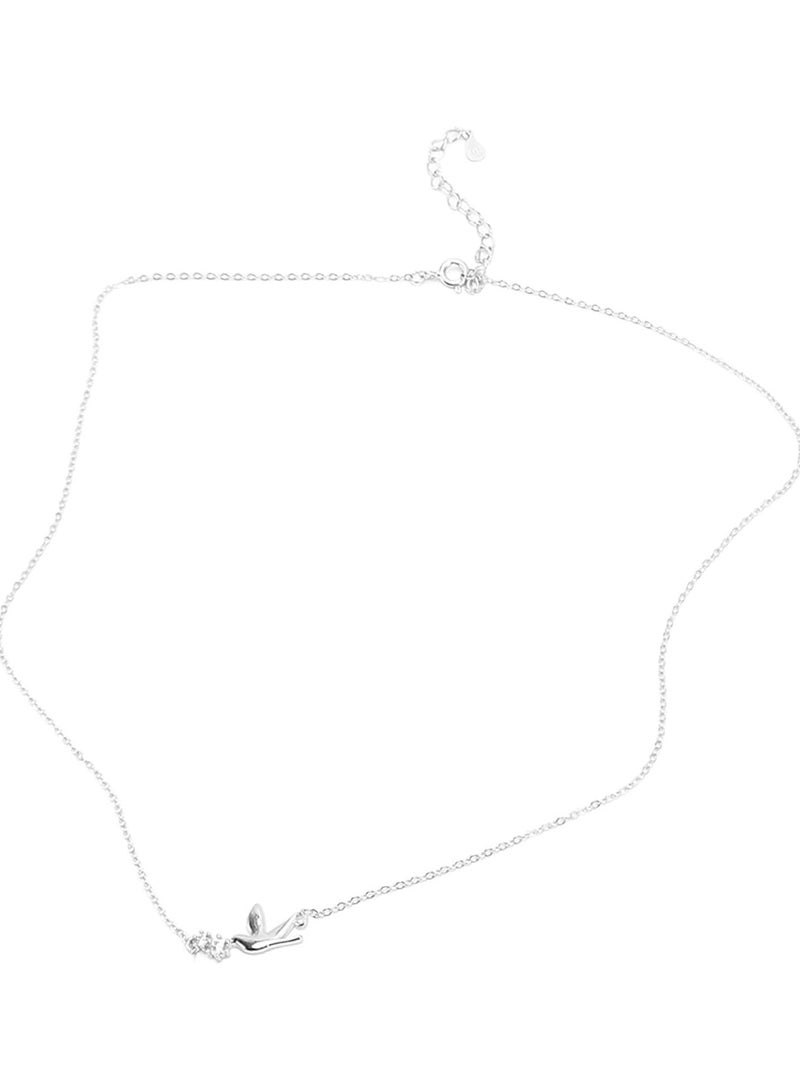 GGOOT Necklace, Easy to Match Silver Necklace, Comfortable Adjustable Chain Length for Daily Wear - Image 5