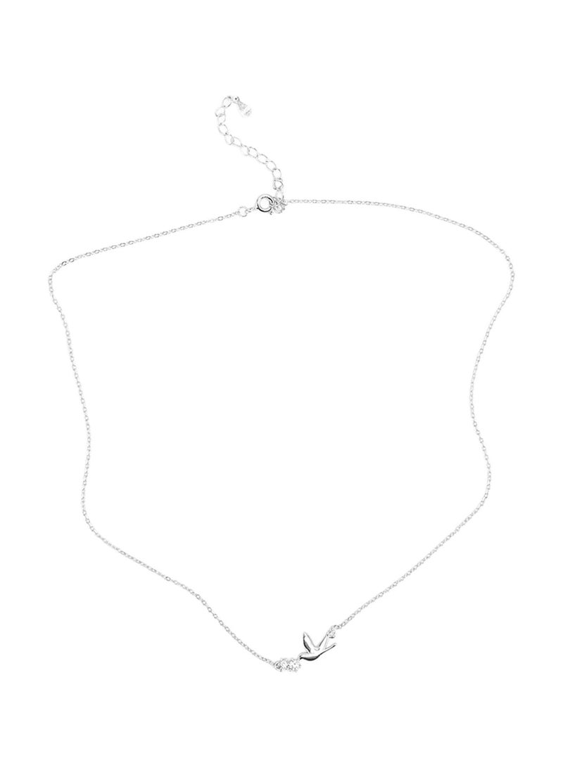 GGOOT Necklace, Easy to Match Silver Necklace, Comfortable Adjustable Chain Length for Daily Wear - Image 2