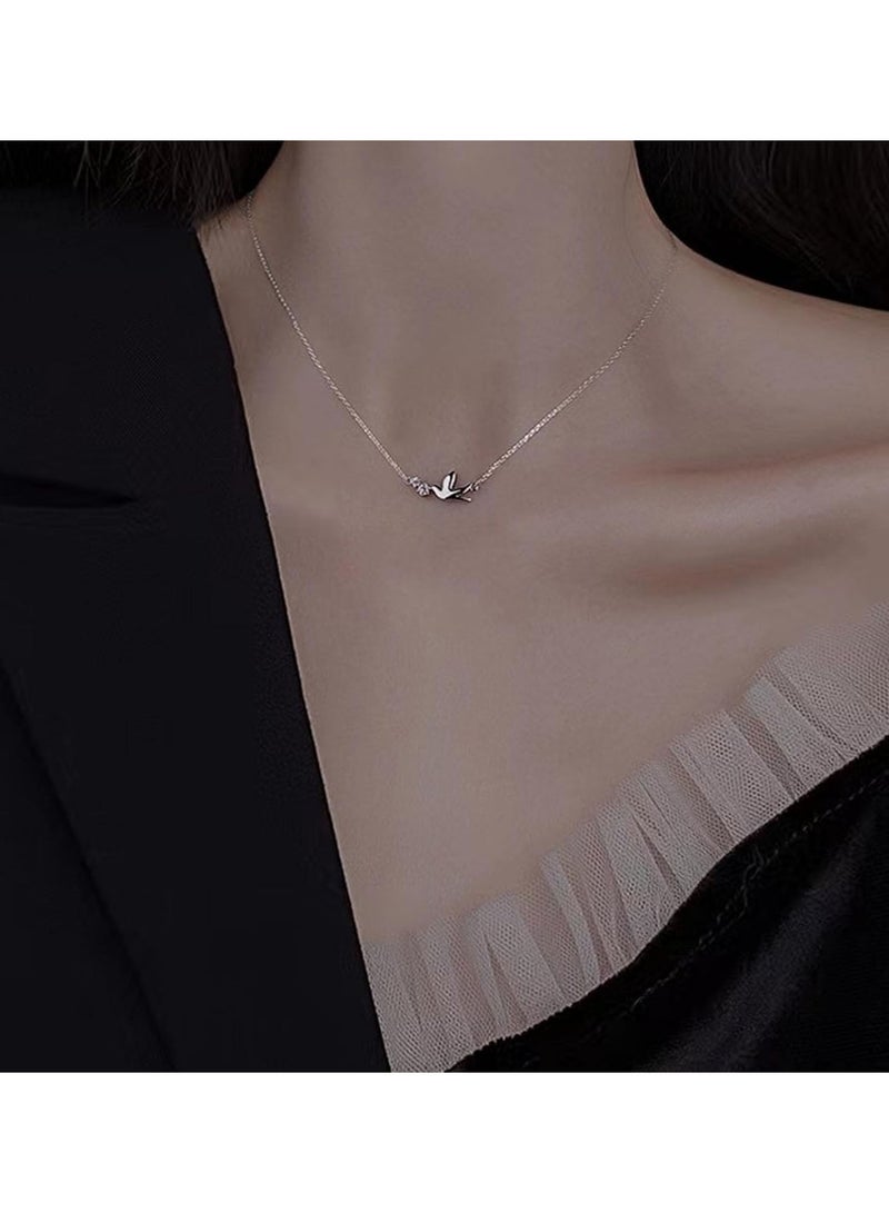 GGOOT Necklace, Easy to Match Silver Necklace, Comfortable Adjustable Chain Length for Daily Wear - Image 3