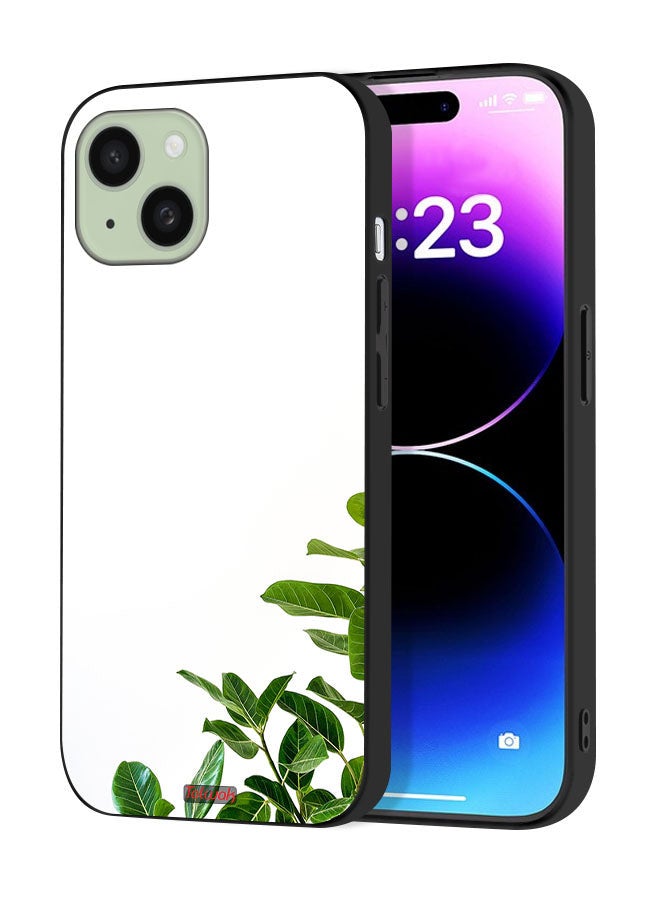 Tolwak Apple iPhone 15 Protective Case Cover Josh Calabrese Leaves - Image 1