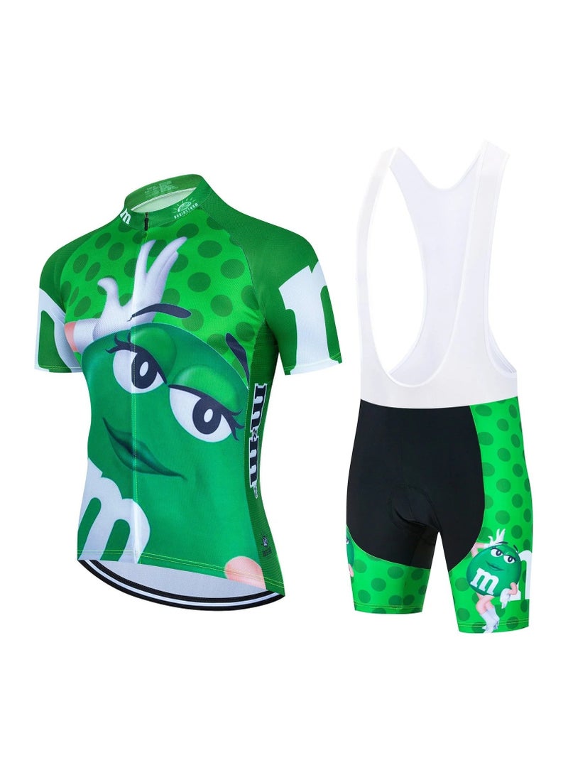 KUYING GR New Summer Outdoor Sunscreen Moisture Absorption Quick Drying Bicycle Women's Cycling Clothing Set  - Image 1