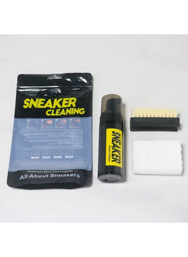 Shoe Cleaner Kit, 3-Piece Set with Deep Cleaning Solution & Durable Brush for Sneaker & Footwear Care - Image 4
